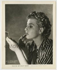 8s658 PRISON WITHOUT BARS 8x10.25 still 1939 c/u of sexy Corinne Luchaire putting on lipstick!