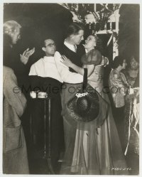 8s661 PROFESSOR BEWARE candid 7.75x9.75 still 1938 director Nugent shows Harold Lloyd how to dance!