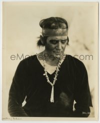 8s676 REDSKIN 8.25x10 still 1929 great close portrait of Native American Indian Richard Dix!