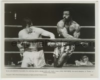 8s698 ROCKY 8.25x10 still 1977 boxers Sylvester Stallone & Carl Weathers slugging it out in the ring!