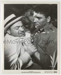 8s701 ROPE OF SAND 8.25x10 still 1949 best close up of Burt Lancaster threatening Peter Lorre!