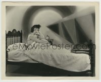 8s713 SALLY STARR 8x10 still 1920s alarm waking her up at 6:30 to film by Clarence Sinclair Bull!