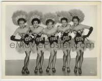 8s714 SAN FRANCISCO 8x10.25 still 1936 great image of 5 sexy showgirls showing year of the quake!