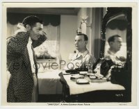 8s719 SARATOGA 7.75x10 still 1937 Cliff Edwards stares at Clark Gable looking at himself in mirror!