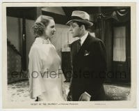 8s726 SECRET OF THE CHATEAU 8x10.25 still 1934 c/u of Claire Dodd & Jack LaRue standing by bed!