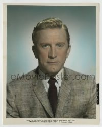 8s036 SEVEN DAYS IN MAY color 8x10.25 still 1964 head & shoulders portrait of Kirk Douglas in suit!
