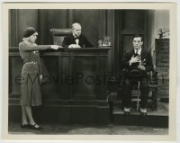 8s740 SIDEWALKS OF NEW YORK 8x10.25 still 1931 Anita Page points at shocked Buster Keaton in court!