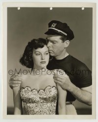8s745 SINGAPORE 8.25x10 still 1947 romantic close up of sexy Ava Gardner & Fred MacMurray!