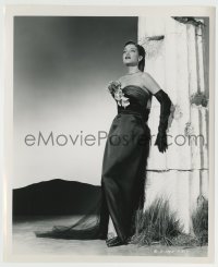 8s749 SLIGHTLY FRENCH 8.25x10 still 1948 full-length sexy Dorothy Lamour in strapless dress!