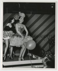 8s750 SLIGHTLY FRENCH 8.25x10 still 1948 sexy Dorothy Lamour entertaining crowd by Ned Scott!
