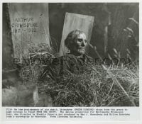 8s801 TALES FROM THE CRYPT 8.25x9.5 still 1972 Peter Cushing's zombie rises from the grave!