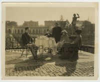 8s873 WHITE SISTER 8x10.25 still 1923 Lillian Gish & cast having tea outdoors by James Abbe!