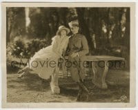 8s874 WHITE SISTER 8x10.25 still 1923 Lillian Gish & Ronald Colman on table by James Abbe!