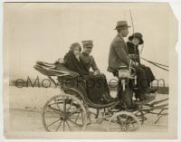 8s875 WHITE SISTER 8x10.25 still 1923 Ronald Colman & Lillian Gish in horse drawn carriage!