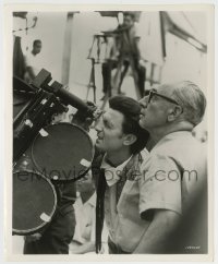 8s888 WONDERFUL WORLD OF THE BROTHERS GRIMM candid 8.25x10 still 1962 Laurence Harvey & cameraman!