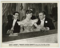 8s890 YANKEE DOODLE DANDY 8x10.25 still 1942 Joan Leslie between James Cagney & Whorf on balcony!