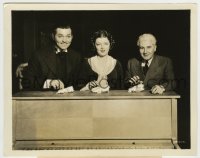 8s619 PARNELL candid 8x10.25 still 1937 Myrna Loy & director Stahl celebrate Clark Gable's birthday!
