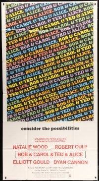 8t342 BOB & CAROL & TED & ALICE int'l 3sh 1969 Natalie Wood, Elliott Gould, Dyan Cannon, Robert Culp