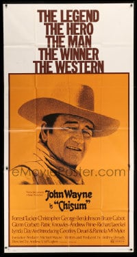 8t365 CHISUM 3sh 1970 The Legend, The Hero, The Man, The Winner, The Western, John Wayne!