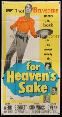8t409 FOR HEAVEN'S SAKE 3sh 1950 Clifton Webb as cowboy Mr. Belvedere, Joan Bennett, Robert Cummings