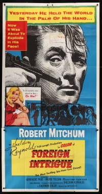 8t411 FOREIGN INTRIGUE 3sh 1956 Robert Mitchum is the hunted, secret agents are the hunters!