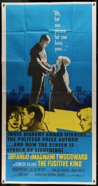 8t415 FUGITIVE KIND 3sh 1960 Marlon Brando, Anna Magnani, Joanne Woodward, directed by Sidney Lumet!