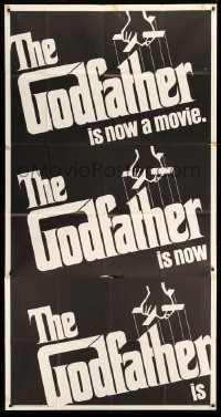 8t430 GODFATHER int'l 3sh 1972 Francis Ford Coppola crime classic, great art by S. Neil Fujita!