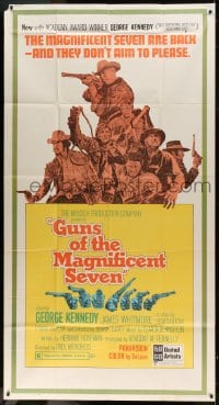 8t443 GUNS OF THE MAGNIFICENT SEVEN 3sh 1969 they're back and they don't aim to please!