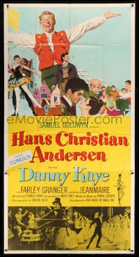 8t444 HANS CHRISTIAN ANDERSEN 3sh 1953 completely different montage art of Danny Kaye & cast!