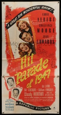 8t452 HIT PARADE OF 1947 3sh 1947 Eddie Albert, Constance Moore, Joan Edwards, Woody Herman