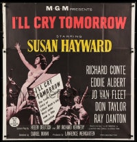 8t461 I'LL CRY TOMORROW INCOMPLETE 3sh 1955 Susan Hayward in her greatest performance!