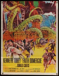 8t469 IT CAME FROM BENEATH THE SEA INCOMPLETE 3sh 1955 Ray Harryhausen, a tidal wave of terror!