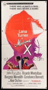 8t507 MADAME X 3sh 1966 sexy Lana Turner always had a man, but never a name, great artwork!