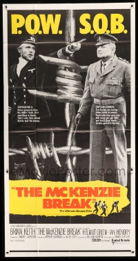 8t517 McKENZIE BREAK int'l 3sh 1971 Brian Keith in the ultimate World War II escape film!
