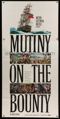 8t528 MUTINY ON THE BOUNTY style A 3sh 1962 Marlon Brando, art by Joseph Smith & Morgan Henninger!