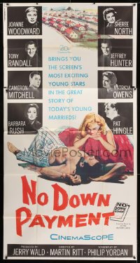 8t535 NO DOWN PAYMENT 3sh 1957 Joanne Woodward, daring art of unfaithful sexy suburban couple!
