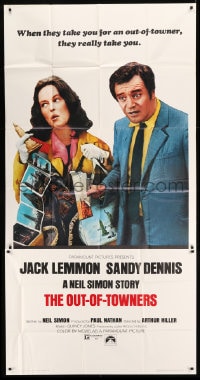 8t544 OUT-OF-TOWNERS 3sh 1970 Jack Lemmon, Sandy Dennis, written by Neil Simon!
