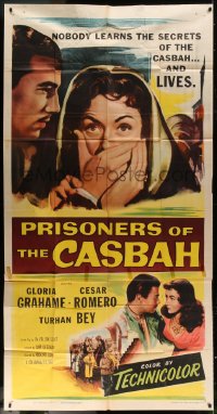 8t559 PRISONERS OF THE CASBAH 3sh 1953 sexy Gloria Grahame, nobody learns the secrets and lives!
