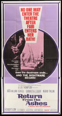 8t568 RETURN FROM THE ASHES 3sh 1965 Samantha Eggar, the daydream ends & the nightmare begins!