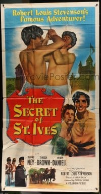 8t581 SECRET OF ST. IVES 3sh 1949 Richard Ney as Robert Louis Stevenson's famous adventurer!