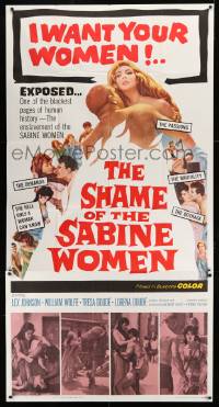 8t582 SHAME OF THE SABINE WOMEN 3sh 1962 El rapto de las sabinas, blackest pages of human history!