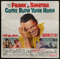 8t026 COME BLOW YOUR HORN 6sh 1963 close up of laughing Frank Sinatra, from Neil Simon's play!