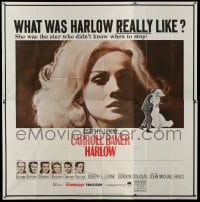 8t054 HARLOW 6sh 1965 super close up of Carroll Baker in the title role!