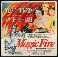 8t074 MAGIC FIRE 6sh 1955 William Dieterle, art of Yvonne De Carlo & Alan Badel as Richard Wagner!