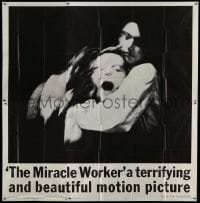 8t080 MIRACLE WORKER 6sh 1962 Anne Bancroft as Annie Sullivan & Patty Duke as Helen Keller!