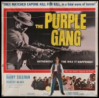 8t096 PURPLE GANG 6sh 1959 Robert Blake, Barry Sullivan, they matched Al Capone crime for crime!