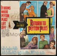 8t099 RETURN TO PEYTON PLACE 6sh 1961 Carol Lynley as Allison Mackenzie returns to defend herself!