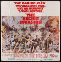 8t101 SECRET INVASION 6sh 1964 Stewart Granger, Raf Vallone, Mickey Rooney, Howard Terpning art!