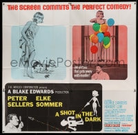 8t105 SHOT IN THE DARK 6sh 1964 Blake Edwards, Peter Sellers, sexy Elke Sommer, Pink Panther!