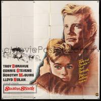8t112 SUSAN SLADE 6sh 1961 art of Troy Donahue & Connie Stevens, directed by Delmer Daves!